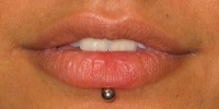 Types de piercings Labret